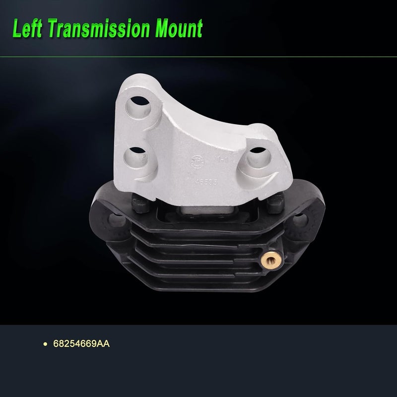 SHICHU Engine Motor Mount Set for 2015-2018 Renegade & 2016-2018 500X 1.4L L4 - Replacement for 68254474AA, 68254669AA, 68257232AA - Image 5