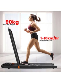 Sparnod Fitness Sparnod Fitness STH-3070 Ultra-Thin Foldable Walking Pad Treadmill for Home Use – Store Under a Bed/Sofa, No Installation Required, 4 HP Peak, 90 kg Max User Weight, Bluetooth Speakers, Remote  - Image 4