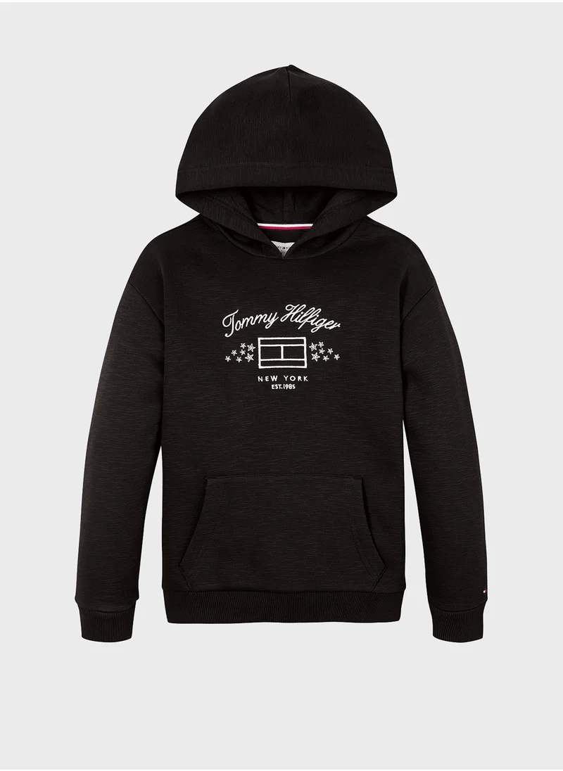 تومي هيلفيغر Kids Graphic Hoodies