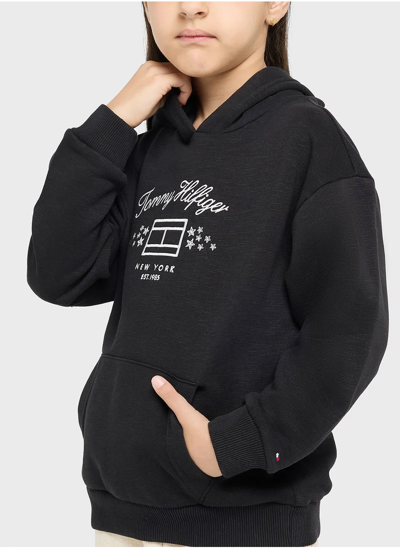 تومي هيلفيغر Kids Graphic Hoodies