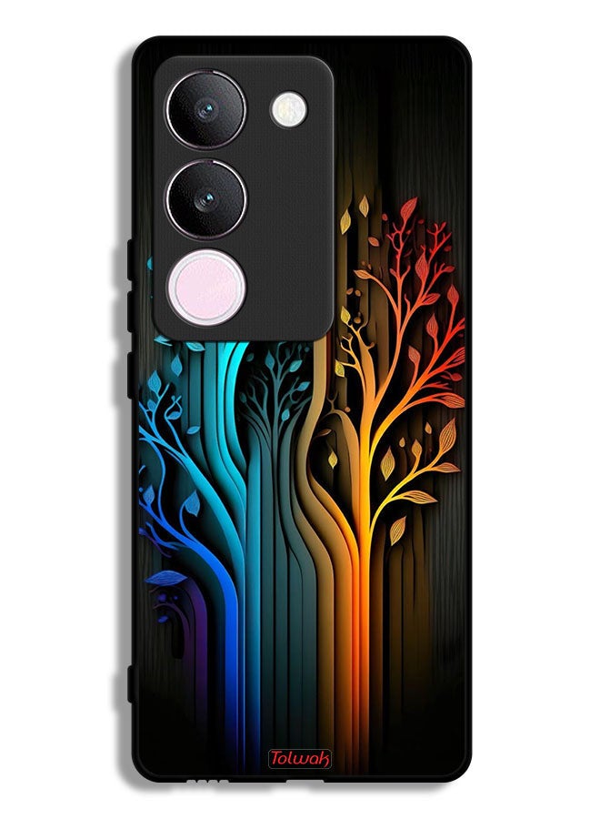 Tolwak vivo V29 Protective Case Cover Tree Leaves Art - Image 1