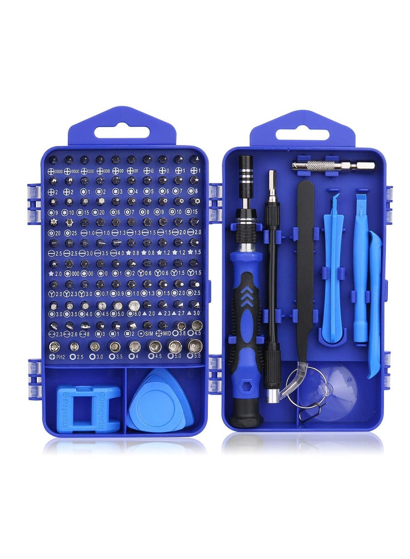 NIBEMINENT Mini Precision Screwdriver Set, 118 in 1 Magnetic Screwdriver Bit Kit, Multi-Function Stainless Steel Professional Repair Tool Kit  - Image 1