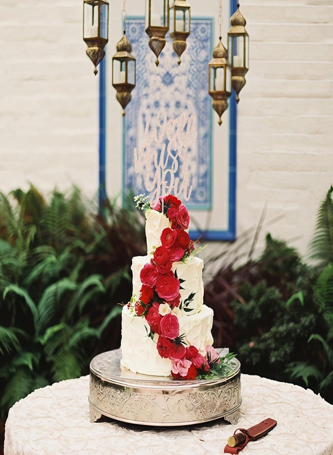 AHAORAY We Will Miss You Cake Topper - Rose Gold Glitter Farewell Cake Decoration Supplies for Retirement or Graduation Party - Friends and Relatives Going Away Party Cake Decor - Image 2