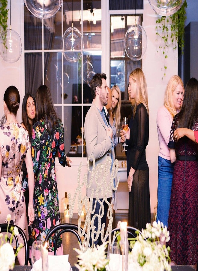 AHAORAY We Will Miss You Cake Topper - Rose Gold Glitter Farewell Cake Decoration Supplies for Retirement or Graduation Party - Friends and Relatives Going Away Party Cake Decor - Image 5