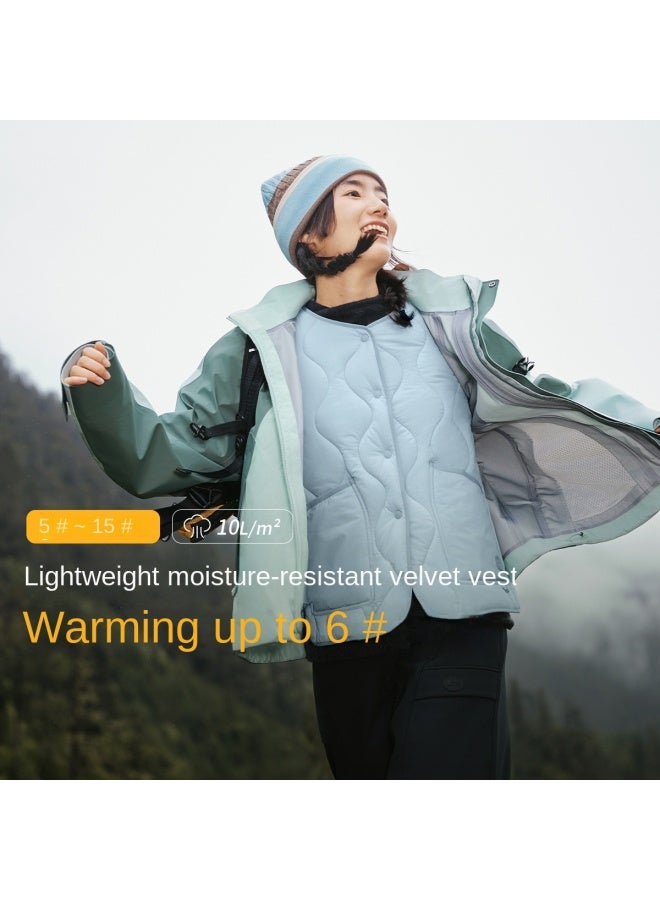 Casual And Versatile】autumn And Winter Quilted Vest For Women, Layering Without Bulk, Slimming And Warm Sleeveless Jacket For Women - Image 2