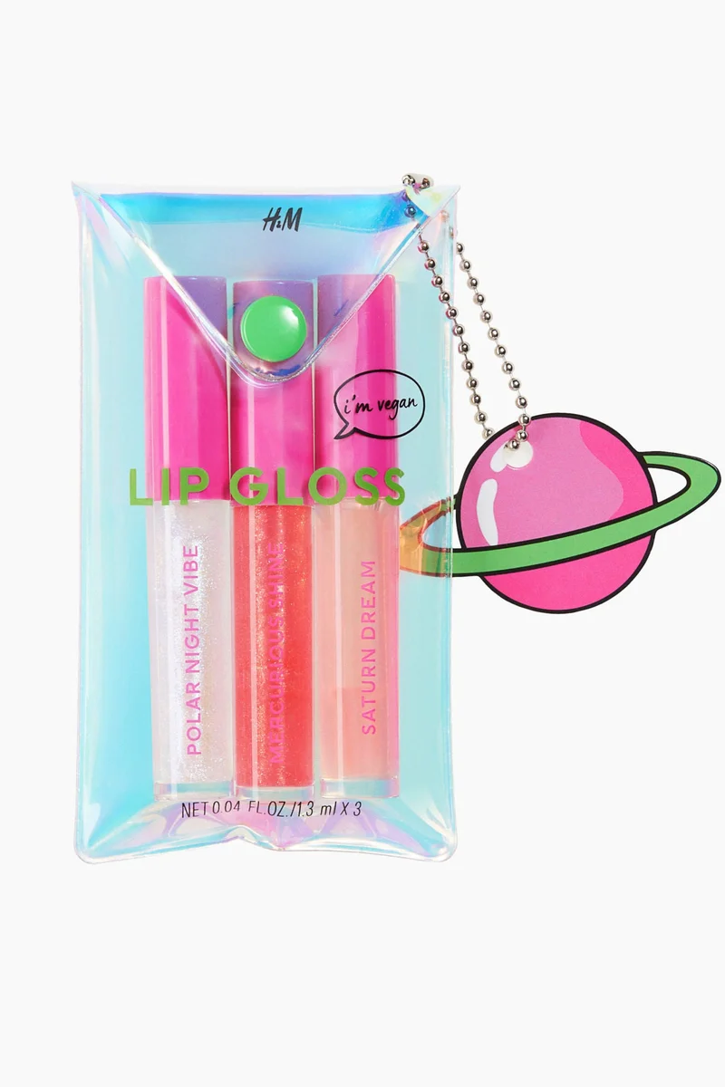 H&M 3-pack mini lip glosses