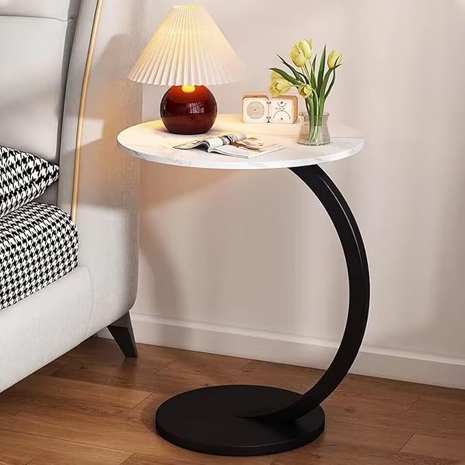 Brikipth Brikipth Coffee Table Set Nesting Side Tables with Roackboard Tops Sturdy Metal Frame Modern Industrial Design Ideal for Living Room Bedroom Table for Patio Sofa Couch Table - Image 1
