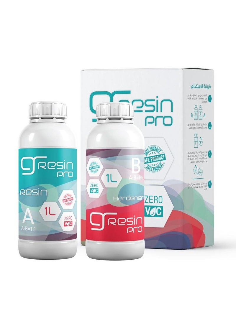 Graffiti Resin - Graffiti Resin Pro 2L Mix Ratio 1:1 - Image 1