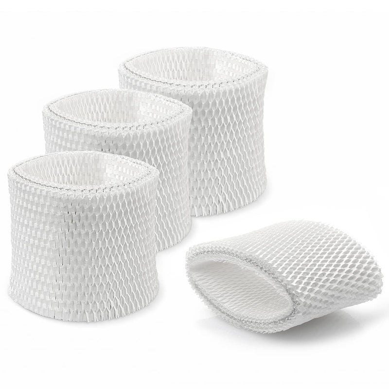 WF2 Humidifier Filter for Kaz Vicks  V3100 V3500 V3700 V3800 V3900 3020 Series Protec PWF2 VEV400 Cool Mist Vaporizer Humidifiers Pack of 4 White
