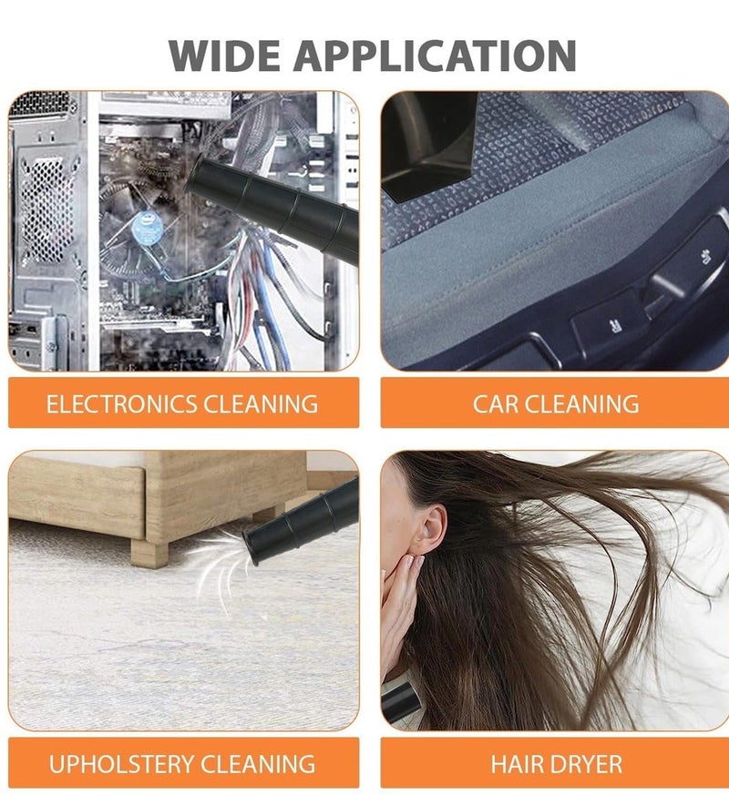 COBALT CB-600 Electric Air Blower 5 Speed Variable Control Dust Blower Cleaning Machine Portable Handheld Air Duster High Power Motor ABS Body Ventilated Cooling Design Workshop Garage Computer Car Home Office Cleaning Tool - Image 5