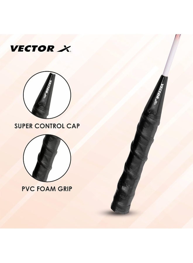 Vector X VXB50 Badminton Racket – Lightweight Aluminum Racket for Indoor & Outdoor Play, Durable & Precise - Image 4