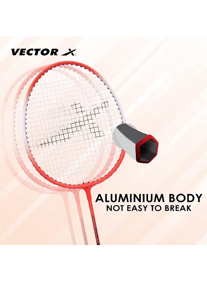 Vector X VXB50 Badminton Racket – Lightweight Aluminum Racket for Indoor & Outdoor Play, Durable & Precise - Image 3