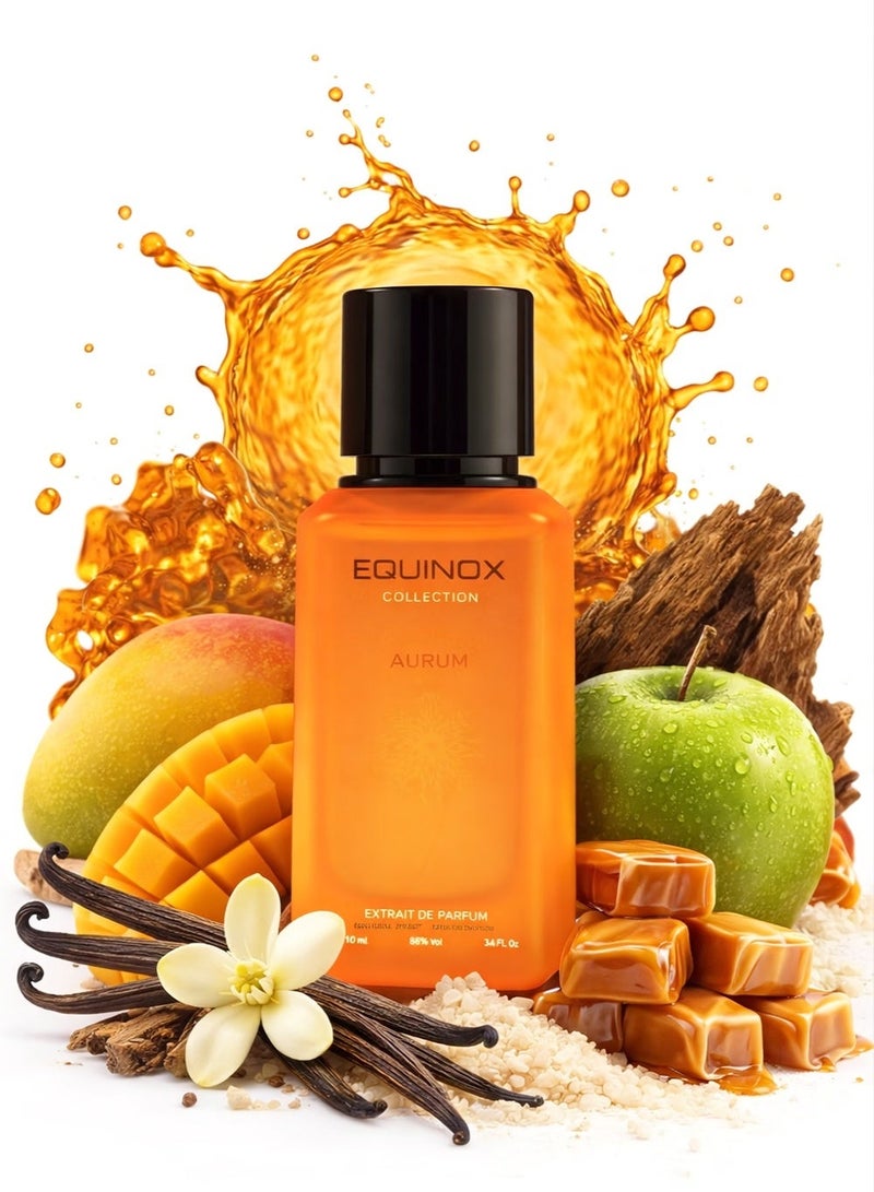 Hermoso مجموعة إكوينوكس أوروم ١٠٠ مل | عطر فانيليا بنفحات العنبر والمسك | أفضل عطر يدوم طويلًا للرجال والنساء - Image 1