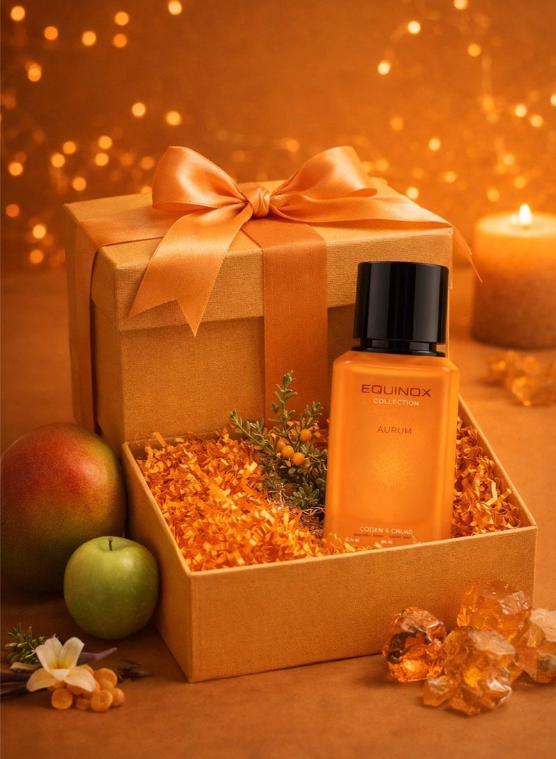 Hermoso مجموعة إكوينوكس أوروم ١٠٠ مل | عطر فانيليا بنفحات العنبر والمسك | أفضل عطر يدوم طويلًا للرجال والنساء - Image 5