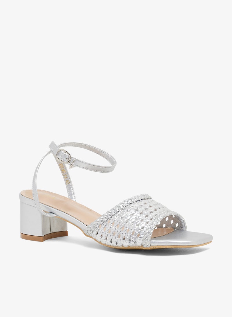 ايلا صنادل بكعب وحزام للكاحل - Image 2