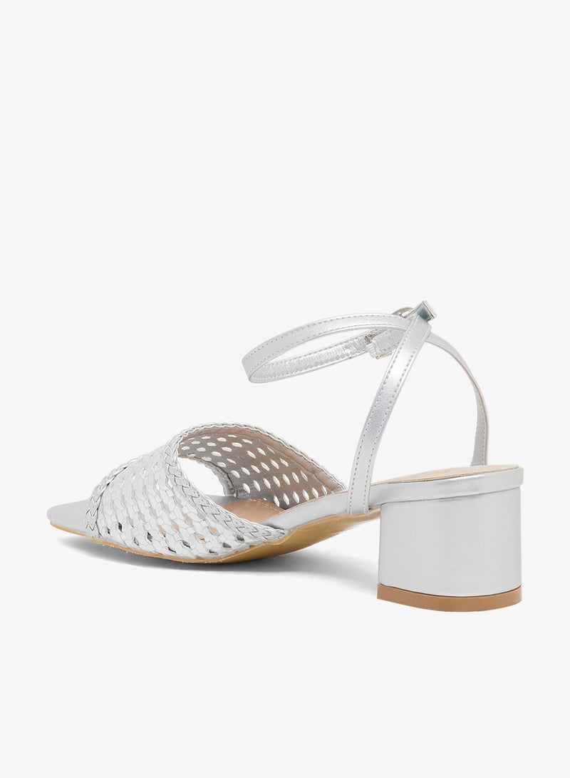 ايلا صنادل بكعب وحزام للكاحل - Image 3