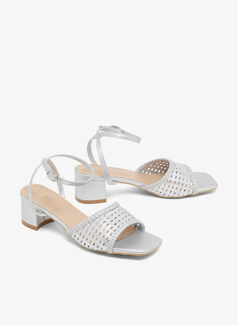 ELLA Ankle Strap Heeled Sandals