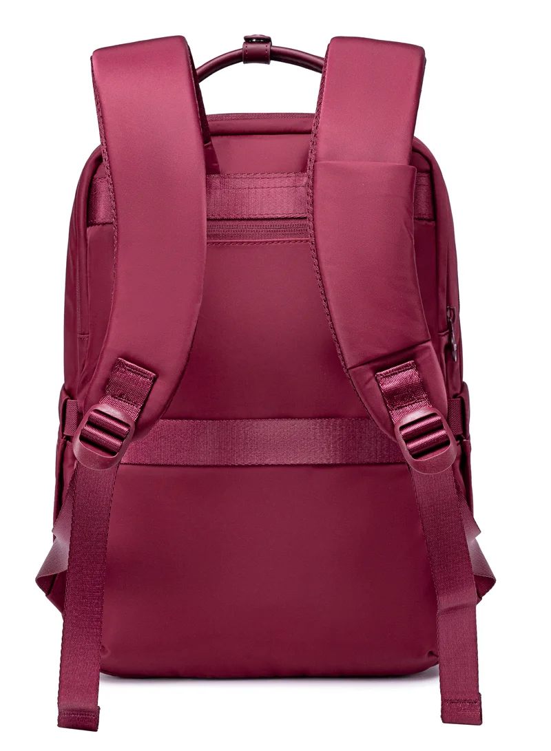 Chantria Burgundy Premium Lightweight Laptop Backpack for Women Water Resistant Multifunctional Anti-Theft Daypack for Casual/Office/School/College, CB00762-Burgundy for Women | Best Price UAE
