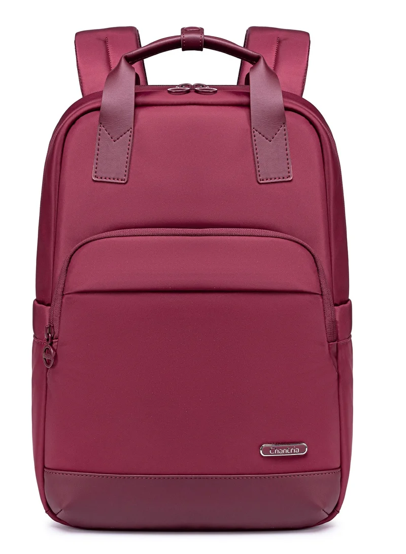 Chantria Burgundy Premium Lightweight Laptop Backpack for Women Water Resistant Multifunctional Anti-Theft Daypack for Casual/Office/School/College, CB00762, Burgundy for Women | Best Price UAE