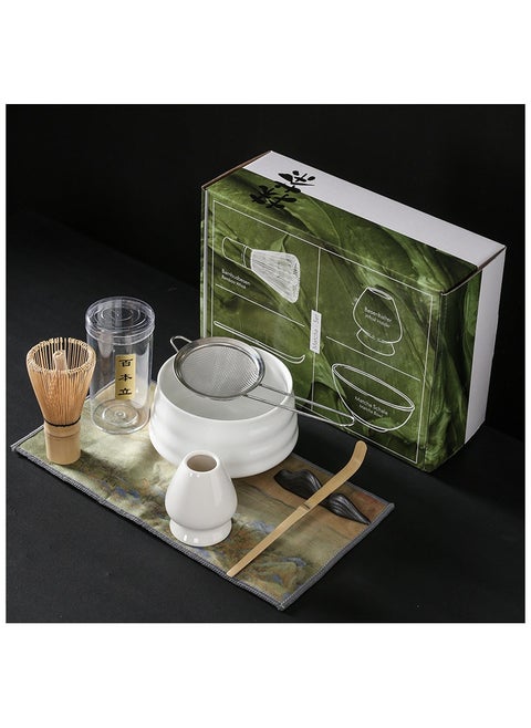 7 Piece Matcha Whisk Set Bamboo Matcha Tools for Stirring Matcha Tea