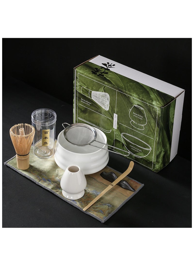 7 Piece Matcha Whisk Set Bamboo Matcha Tools for Stirring Matcha Tea