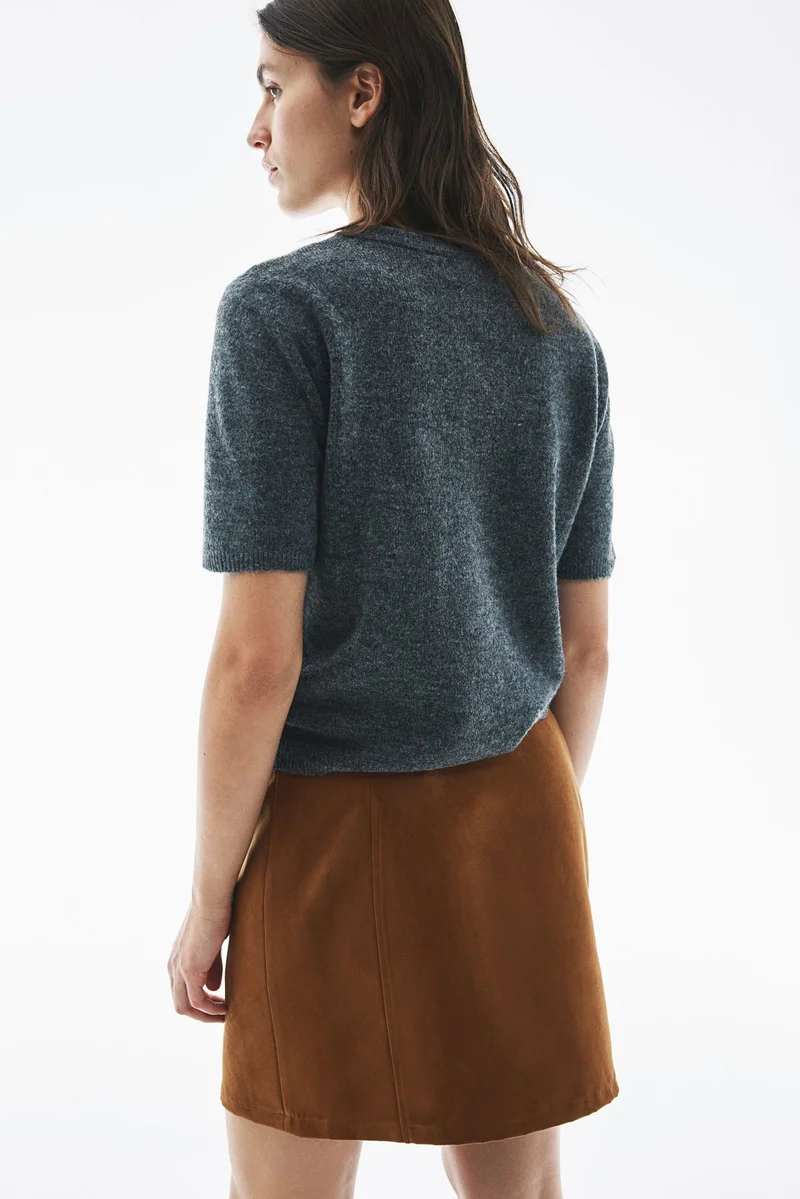 H&M Napped mini skirt