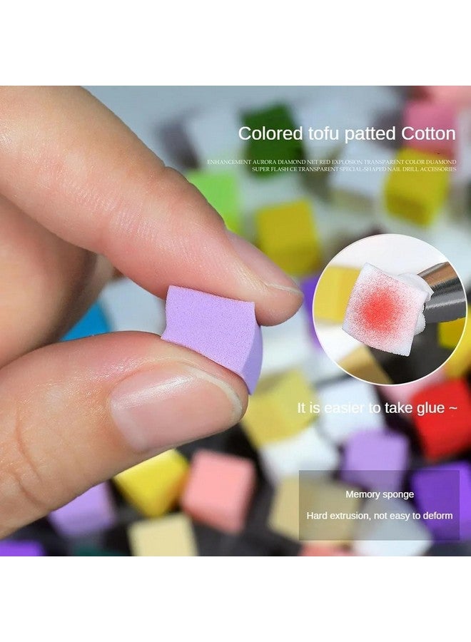 NAILWIND 4 Claws Nail Sponge Metal Grabber with 50 Pcs Mini Replaceable Nail Sponges Blocks for Ombre Nail Art, Stamping Tools Nail Art Tools Nail Accessories - Image 5