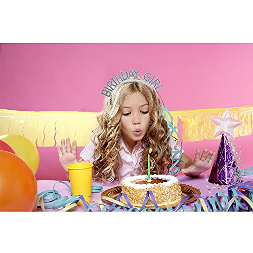 AOPRIE Birthday Girl Crown for Women with Sash Blue Happy Birthday Tiara for Women Headband Princess Crown Rhinestone Accessories - Image 5