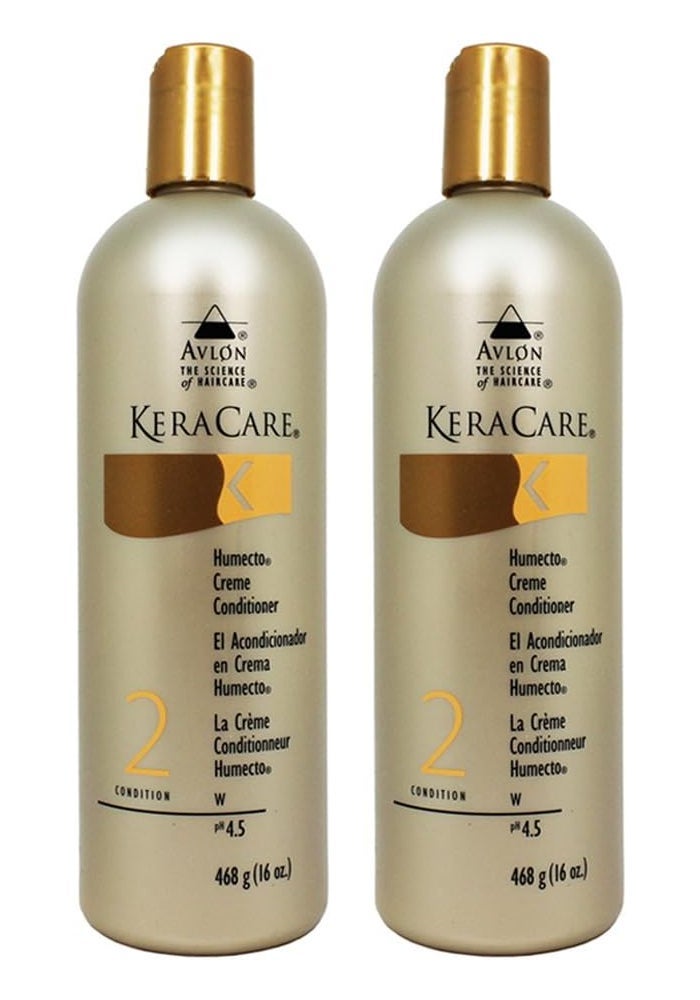 KeraCare Humecto Creme Conditioner 16oz - Pack of 2