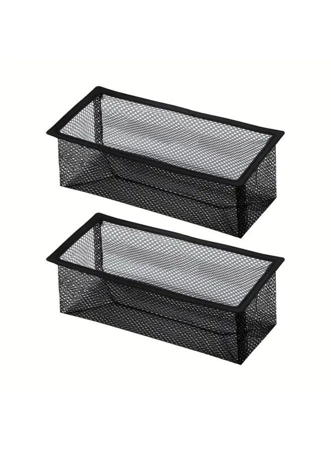 أسود 2 حزمة مرشح فتحة التهوية بشاشة شبكية يمنع الحشرات وشعر الحيوانات الأليفة والبقايا سهلة الصيانة - Image 1