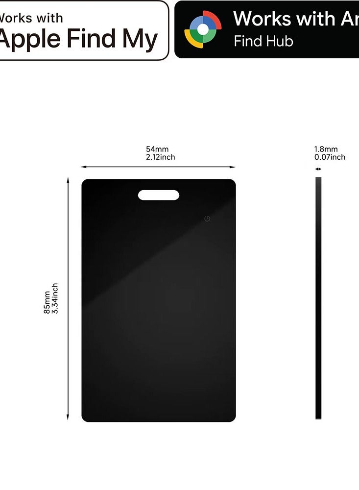 Wallet GPS tracker Android Apple dual system Anti lost card finder Wireless charging key locator for Luggage Tags, Phone, Passports - Image 3