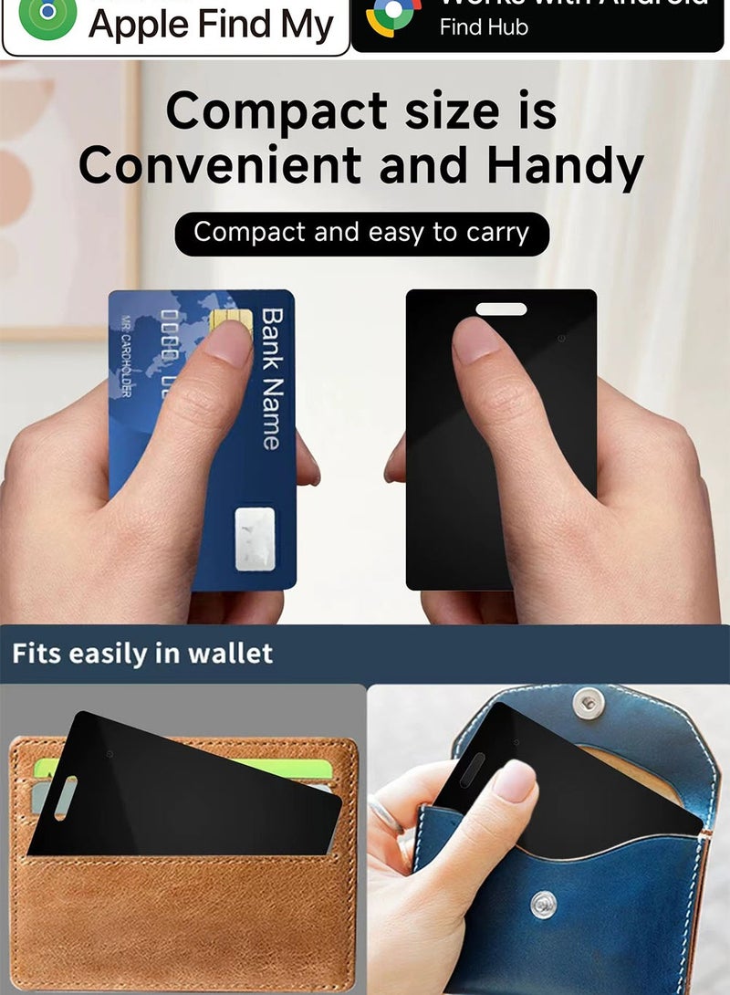 Wallet GPS tracker Android Apple dual system Anti lost card finder Wireless charging key locator for Luggage Tags, Phone, Passports - Image 4