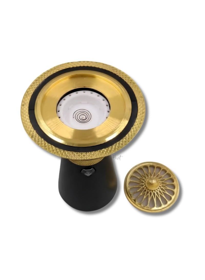 Houmt Electric Bukhoor Burner, Stylish Portable Incense Burner USB Rechargeable Diffuser Fast Heating Fragrance for Oud and Bakhoor, Ideal for Home and Office - Image 3
