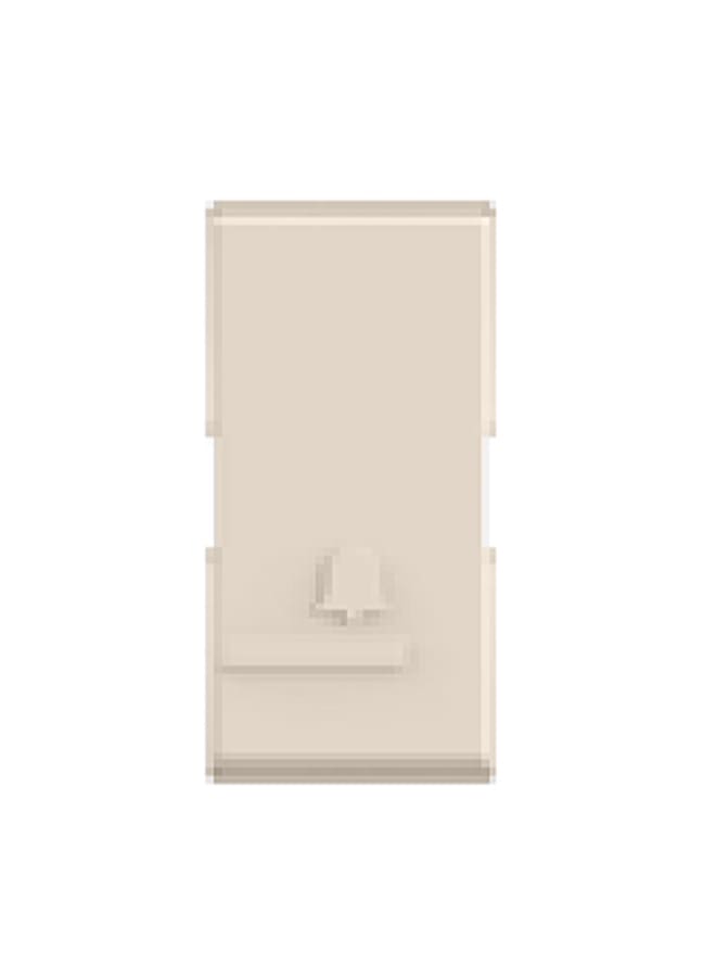 bticino Forma Max Single Doorbell Push Button, 16 Amp, Beige