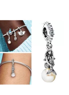 Generic Jewelry Zirconia Dangle Charm in Sterling Silver DIY Charms Jewelry Gift for Women Girls  - Image 2