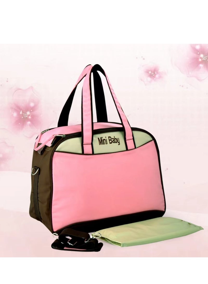 insular Fashionable Mommy Bag WithLarge Capacity Multi-Functional Crossbody One Shoulder Mother And Baby Bag 