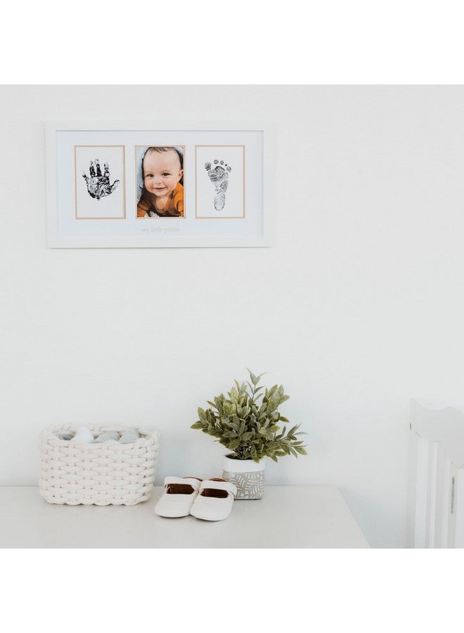Pearhead Baby Hand and Footprint Kit - Inkless No Mess Clean-Touch Ink Pad, Newborn Keepsake Frame, Nursery Decor Essentials, Perfect Shower Gift for Boys and Girls, Beige Mat - Image 5