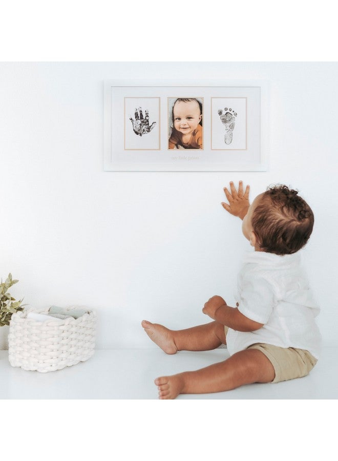 Pearhead Baby Hand and Footprint Kit - Inkless No Mess Clean-Touch Ink Pad, Newborn Keepsake Frame, Nursery Decor Essentials, Perfect Shower Gift for Boys and Girls, Beige Mat - Image 4