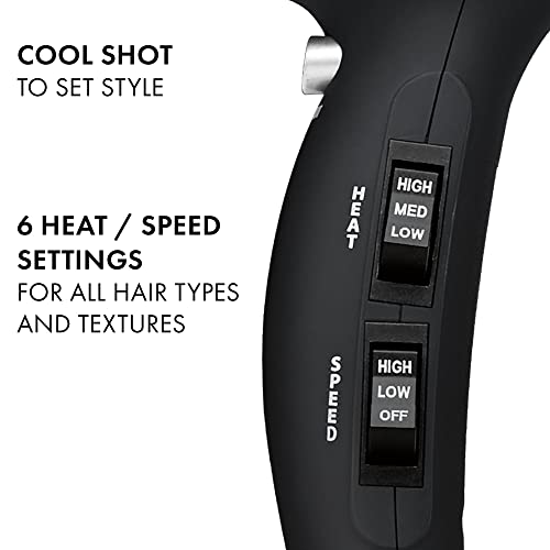 Hot Tools Pro Artist 1875W Turbo Ionic Dryer | Smooth, Frizz Free Blowouts (Black) - Image 3