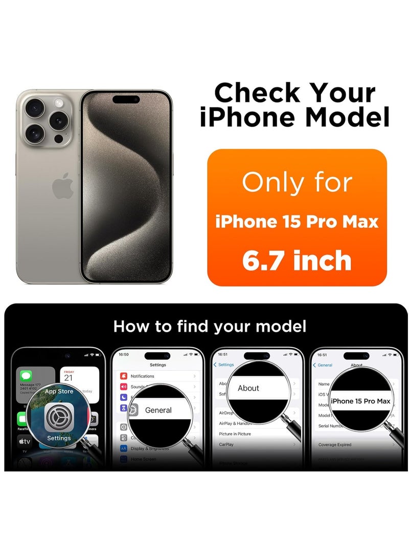 BORTONY iPhone 15 Pro Max Case Liquid Gel Silicone Soft Silky Touch Anti Scratch Shockproof Cover Protective Phone Case for iPhone 15 Pro Max 6.7 Inch - Image 2