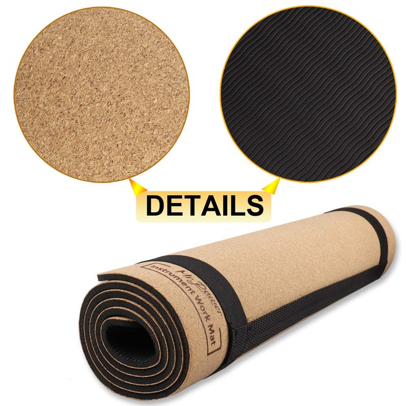 Mr.Power Guitar Work Mat 41 x 17 inch Instrument Work Mat Guitar Cleaning Luthier Tool Suitable for Guitar, Bass, Banjo, Mandolin, Ukulele etc. - Image 5
