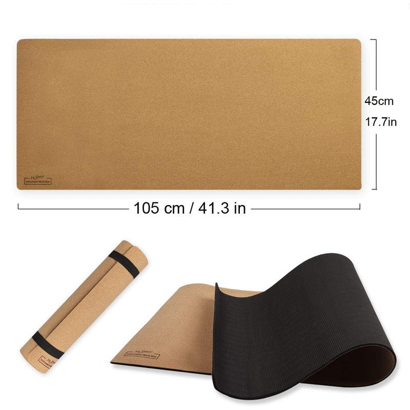 Mr.Power Guitar Work Mat 41 x 17 inch Instrument Work Mat Guitar Cleaning Luthier Tool Suitable for Guitar, Bass, Banjo, Mandolin, Ukulele etc. - Image 4