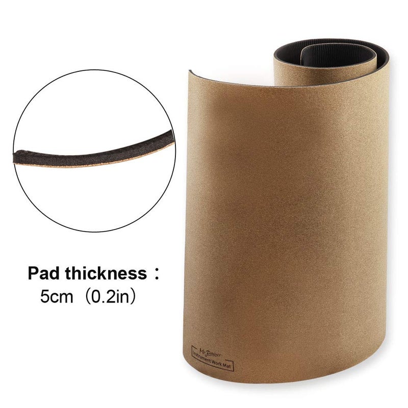 Mr.Power Guitar Work Mat 41 x 17 inch Instrument Work Mat Guitar Cleaning Luthier Tool Suitable for Guitar, Bass, Banjo, Mandolin, Ukulele etc. - Image 3