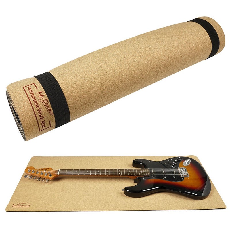 Mr.Power Guitar Work Mat 41 x 17 inch Instrument Work Mat Guitar Cleaning Luthier Tool Suitable for Guitar, Bass, Banjo, Mandolin, Ukulele etc. - Image 1