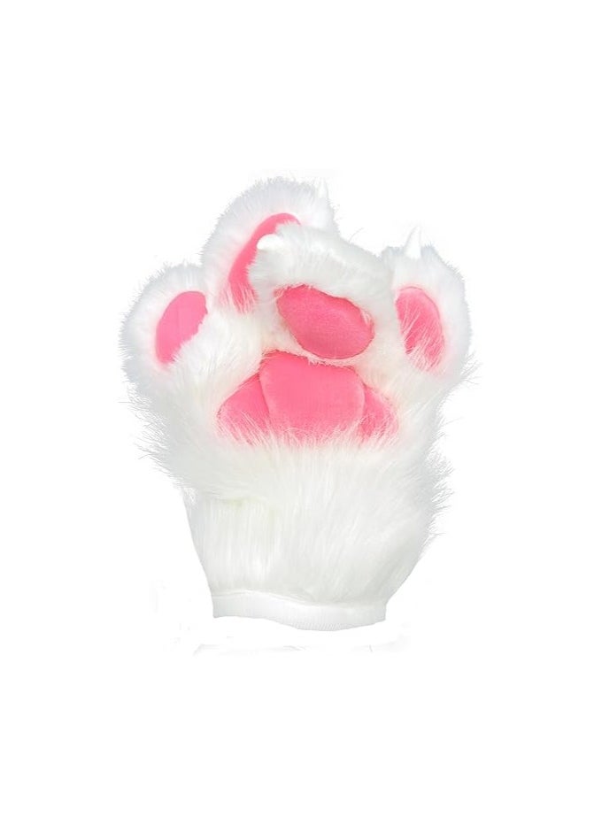 General - Handmade Premium Furry Paws Fox Wolf Bears Paw Gloves Claw Golve Cosplay Furry Gloves for Kids Adults - Image 1