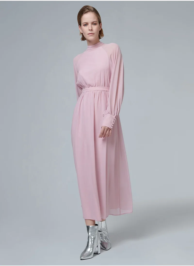 leem Belted Maxi Dress