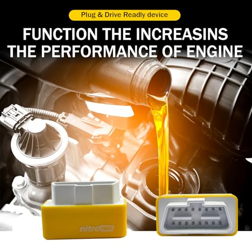 Qurbuns 2 PCS Power Upgrade Pro for Car, Torque Boost with Play and Plug, 25% More Torque and 35% More Power, Universal for Gas-oline Vehicles (Yellow) - Image 3