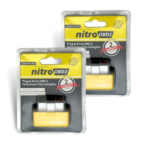 Qurbuns 2 PCS Power Upgrade Pro for Car, Torque Boost with Play and Plug, 25% More Torque and 35% More Power, Universal for Gas-oline Vehicles (Yellow) - Image 1