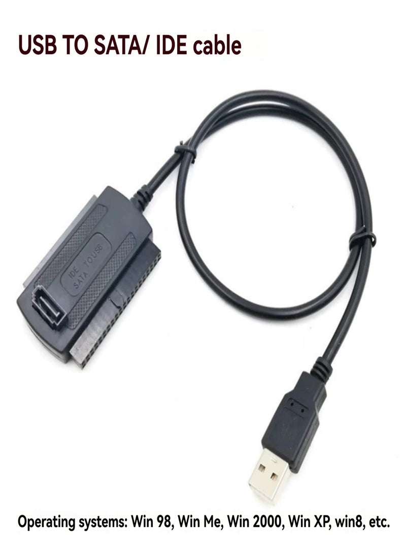 USB 2.0 to IDE SATA 2.5 3.5 Hard Drive HD HDD Converter Adapter Cable High Speed - Image 2