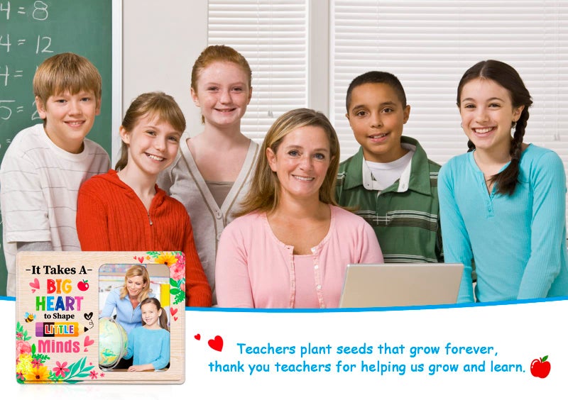 WhatSign Best Teacher Frame - 4x6 Wooden Picture Frame for Teacher Appreciation Gifts - Image 5